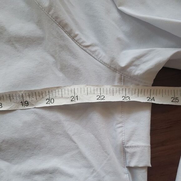 Vuori Womens White Chic Athleisure Renew Trainer Shell Zip-Up Jacket Size Large - Picture 5 of 8